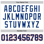 Custom Jersey White Royal-Orange Royal Authentic Pinstripe Basketball