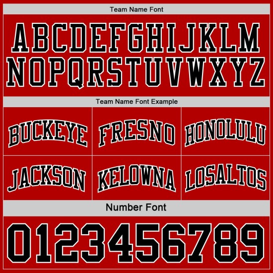 Basketball Red Custom Sublimation Suit Side Black-White Reversible Double Jersey