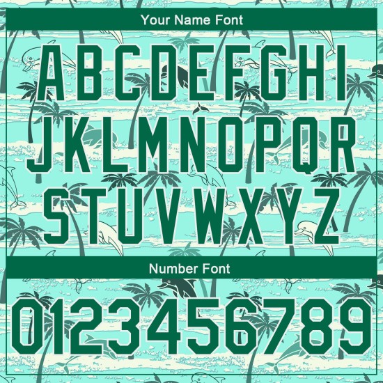 3D Palm Trees Hawaii Pattern Tropical Teal Jersey Custom Basketball Kelly Authentic Green-White 3D Palm Trees Hawaii Pattern Tropical Teal Jersey Custom Basketball Kelly Authentic Green-White