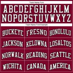 Custom Authentic Maroon Basketball White-Black Throwback Jersey Custom Authentic Maroon Basketball White-Black Throwback Jersey