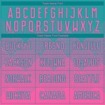 Jersey Pink Custom Round Sublimation Basketball Teal Suit Neck