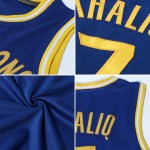 Royal Authentic Throwback White-Red Jersey Custom Basketball