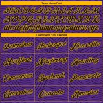 Jersey Authentic Black-Gold Basketball Edition Purple City Custom Jersey Authentic Black-Gold Basketball Edition Purple City Custom
