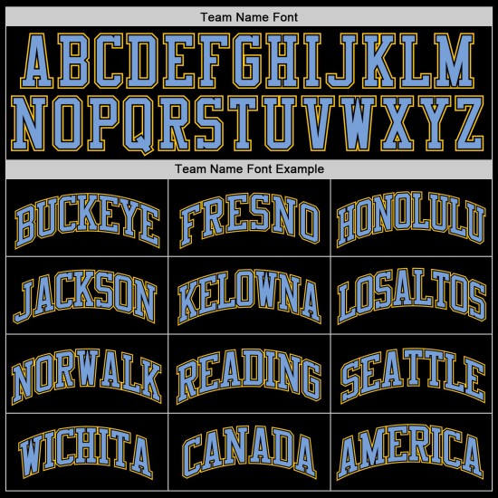 Basketball Jersey Blue Authentic Custom Throwback Black Gold-Light Basketball Jersey Blue Authentic Custom Throwback Black Gold-Light