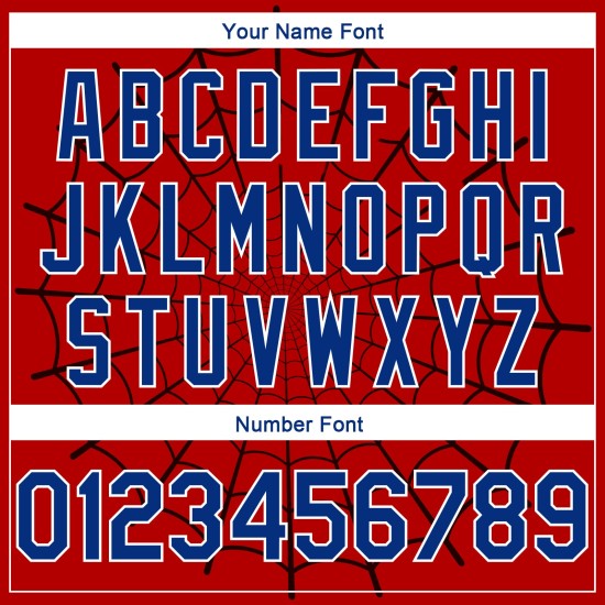 Pattern Spider Jersey Design Royal-White 3D Authentic Custom Web Basketball Red Pattern Spider Jersey Design Royal-White 3D Authentic Custom Web Basketball Red