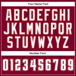 Throwback Authentic Jersey Custom Basketball White-Orange Maroon