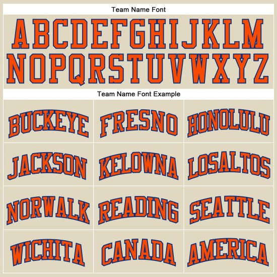 Jersey Custom Cream Authentic Basketball Orange Royal Pinstripe Jersey Custom Cream Authentic Basketball Orange Royal Pinstripe