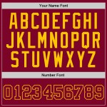 Maroon Basketball Throwback Jersey Custom Maroon-Gold Authentic Maroon Basketball Throwback Jersey Custom Maroon-Gold Authentic
