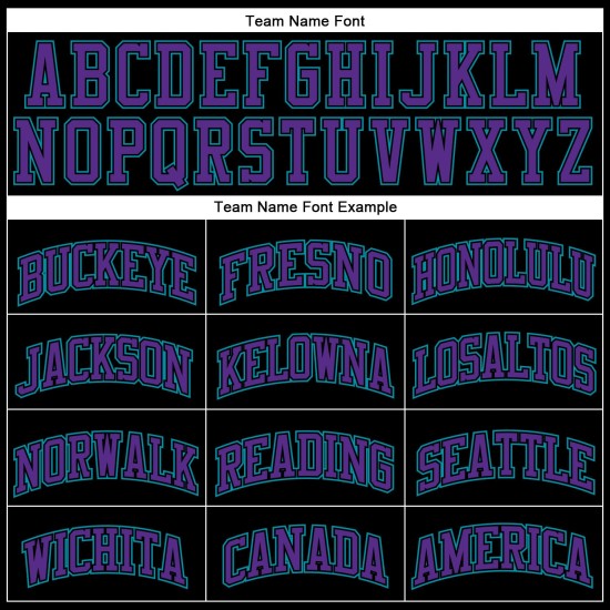 Basketball Jersey Custom Pinstripe Black Teal Purple-Teal Authentic