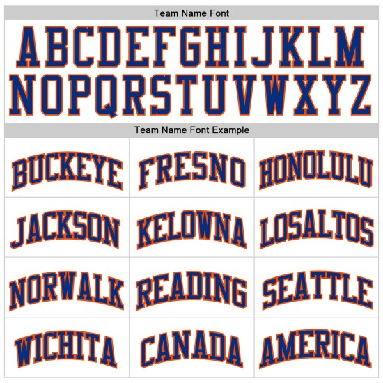 Custom Jersey White Royal-Orange Royal Authentic Pinstripe Basketball
